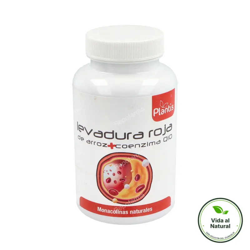 Levadura roja + Q10 120 cápsulas, Plantis
