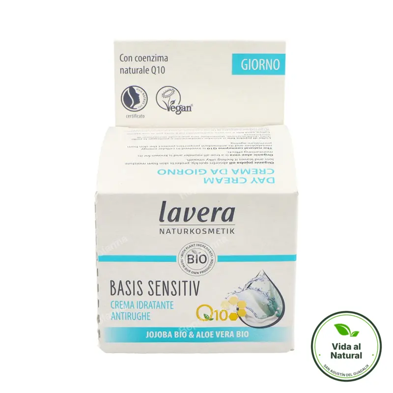 Crema día Q10 basis sensitiv 50 ml, Lavera