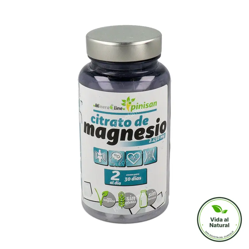 Citrato magnesio 2450 mg 60 comprimidos, Pinisan