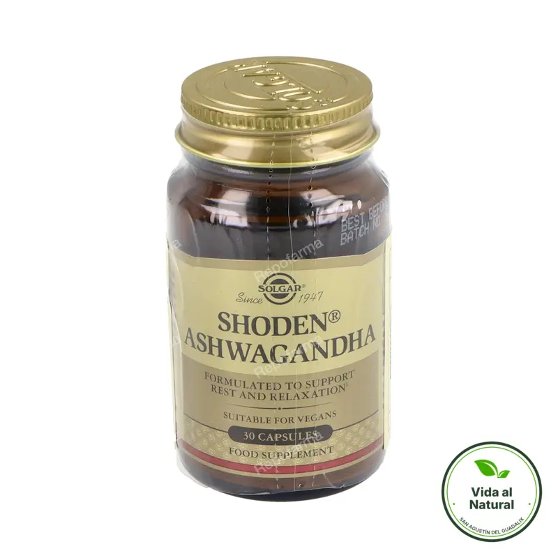 Shoden ashwagandha 30 cápsulas, Solgar
