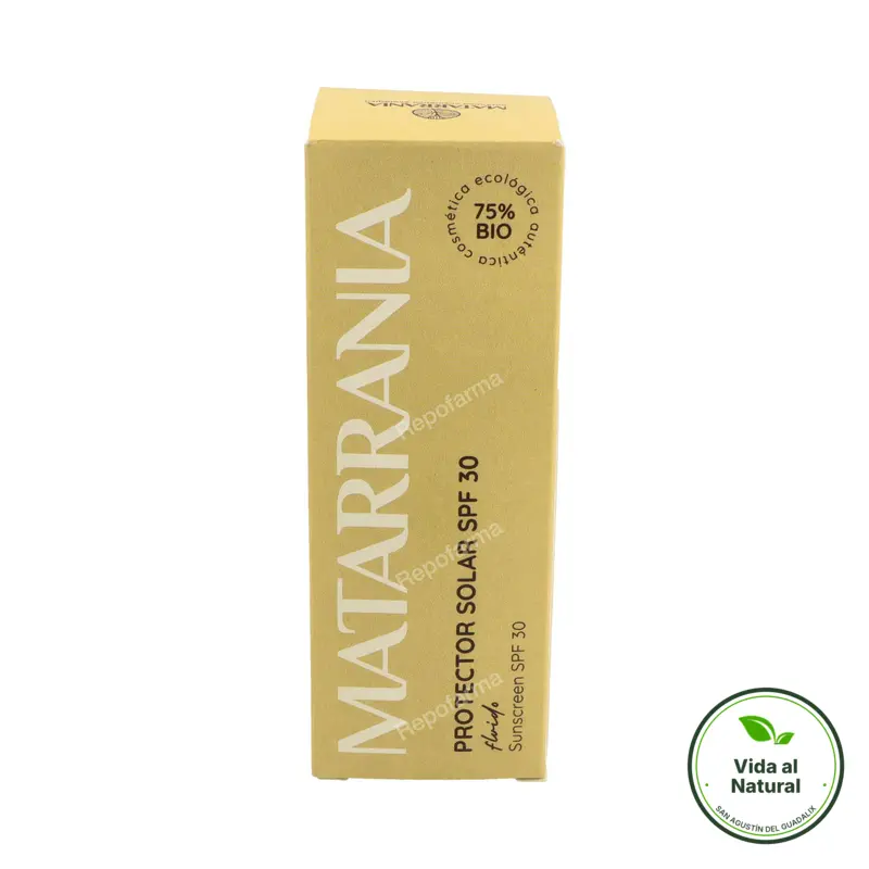 Protector solar SPF30 fluido BIO 100 ml, Matarrania