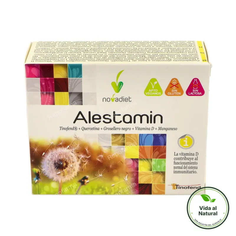 Alestamin 30 cápsulas, Novadiet
