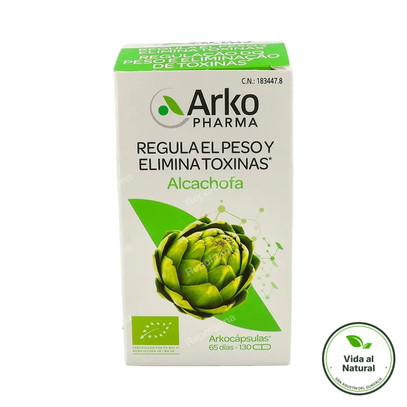 Arkocapsulas alcachofa BIO, Arkopharma