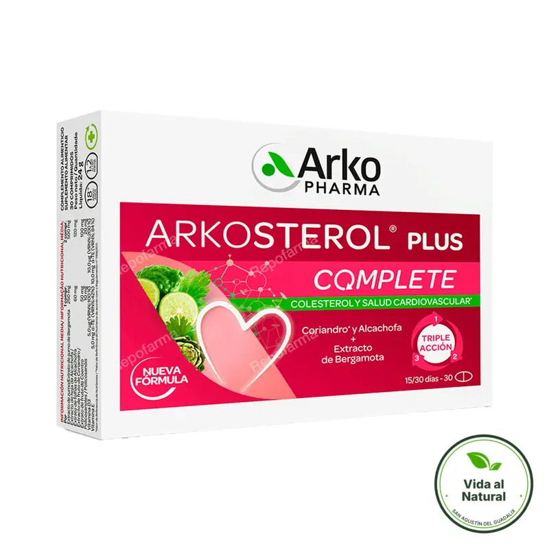 Arkosterol plus complet 30 cápsulas, Arkopharma