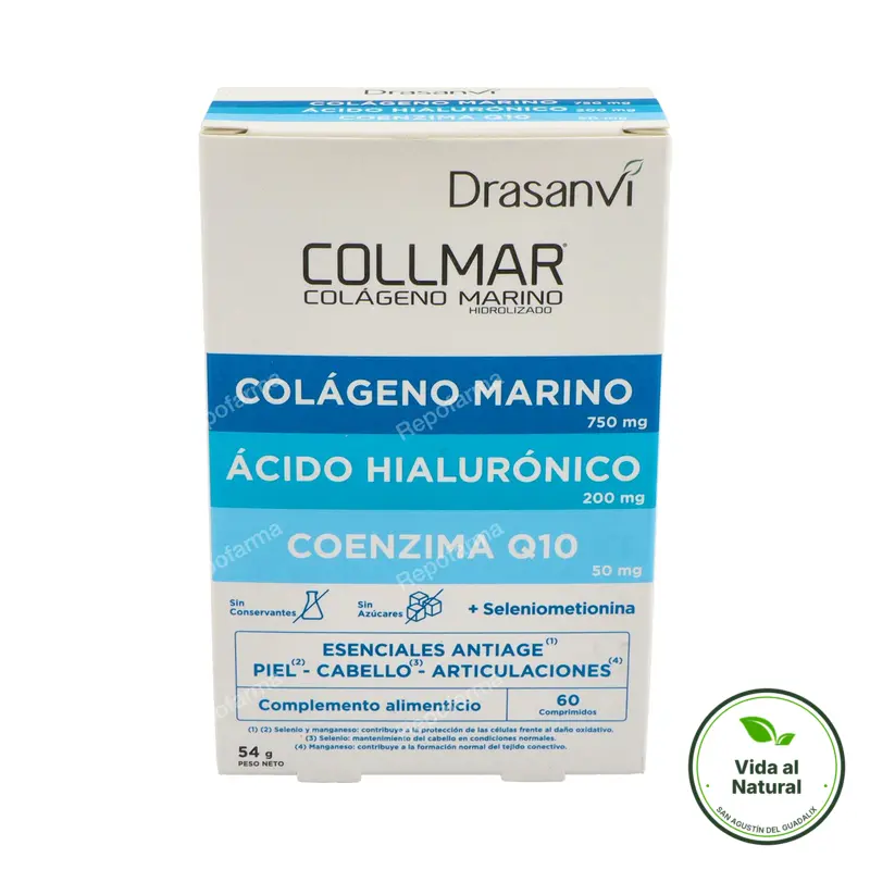 Collmar esenciales antiage sin azúcar 60 comprimidos, Drasanvi