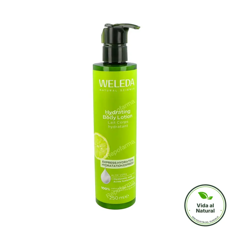 Loción corporal hidratante aloe limón 250 ml, Weleda