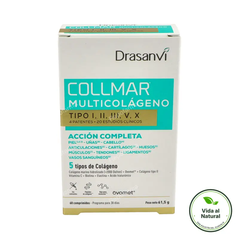 Collmar multicolageno 5 tipo 60 compr, Drasanvi