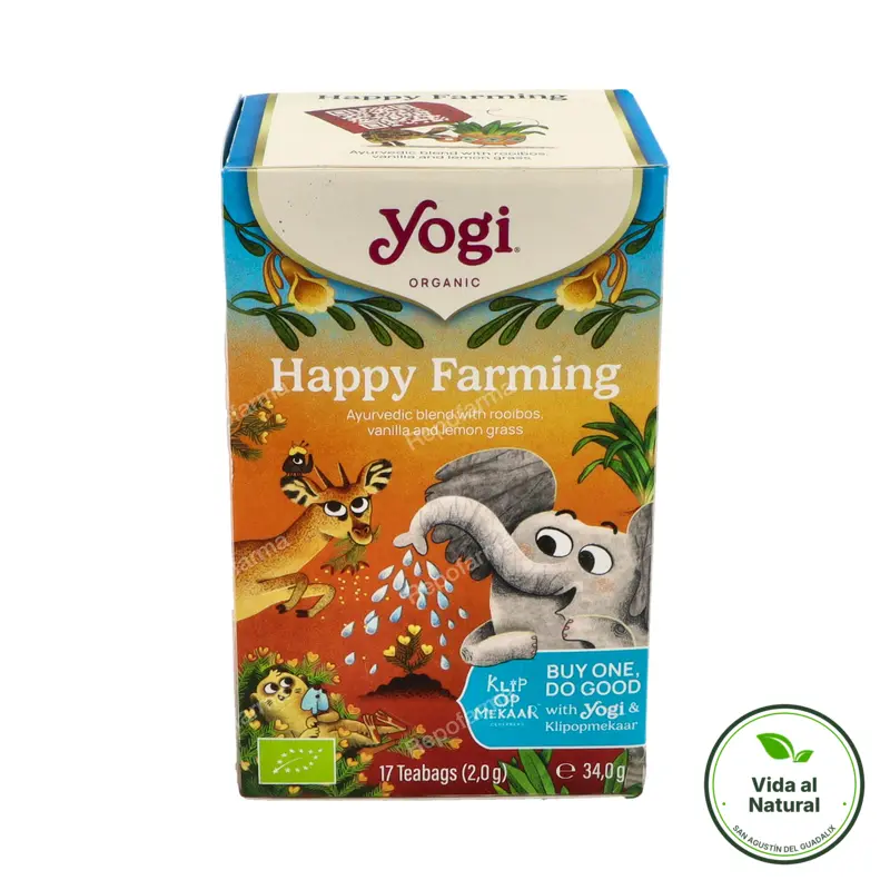 Yogi happy farming 17 filtros, Yogi Tea
