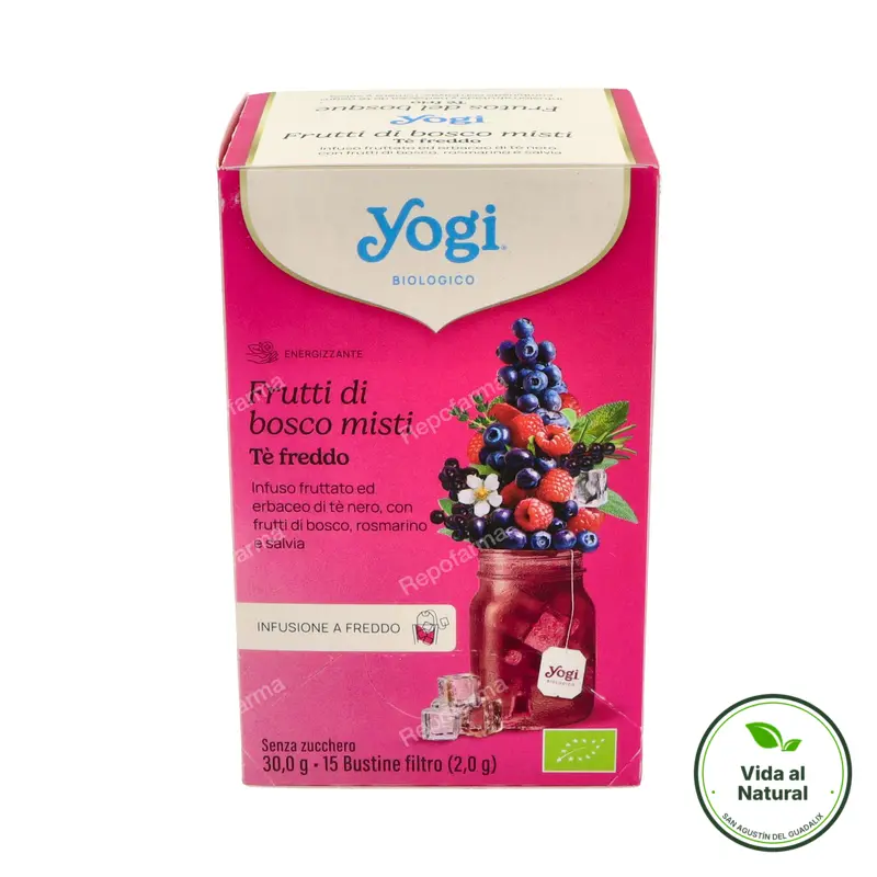 Yogi frutos del bosque té frio BIO 15 infusiones, Yogi Tea