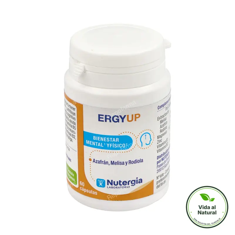 Ergyup 60 cápsulas, Nutergia