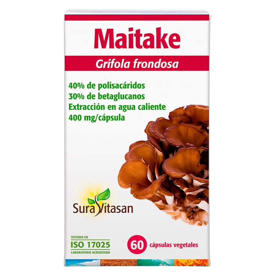 Maitake 60 cápsulas, Sura Vitasan