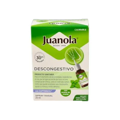 Spray nasal descongestivo 20 ml, Juanola