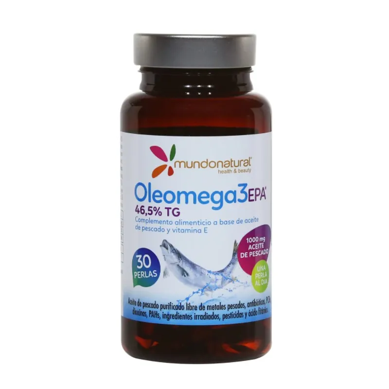 Oleomega 3 EPA 46% 30 perlas, Mundonatural