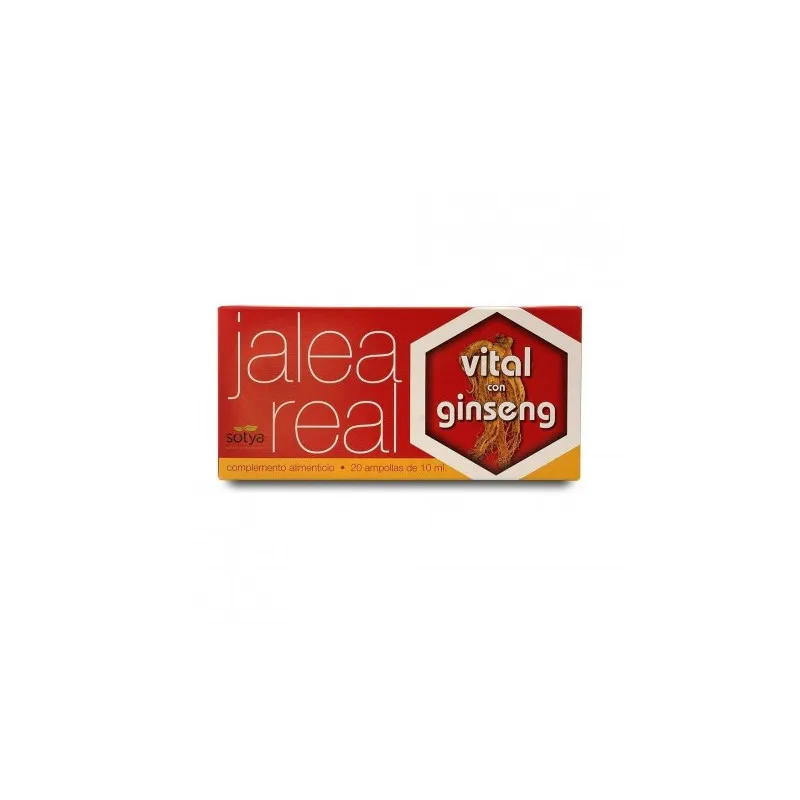 Gelée royale vitale + ginseng 20 ampoules, Sotya