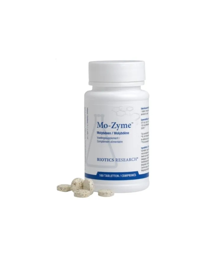 Mo-zyme cobas 100 comprimidos, Biotics Research