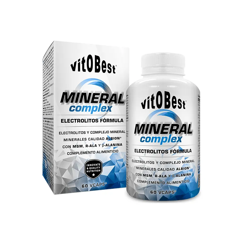Mineral complex y electrolitos vitobest 60 cápsulas, Vit.o.best