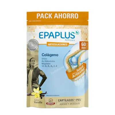 Epaplus silicio+colag+a. hialur+MG vainilla 60dias, Epa Plus