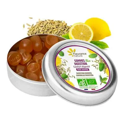 Gominolas digestión caja metalica de BIO 30 g, Fleurance Nature
