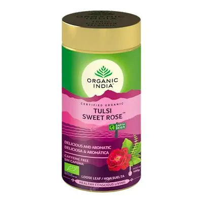 Tulsi sweet rose infusión ayurvedica 100 g, Organic India