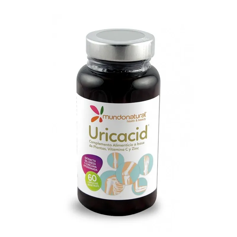 Uricacid mundonatural 60 cápsulas, Mundo Natural