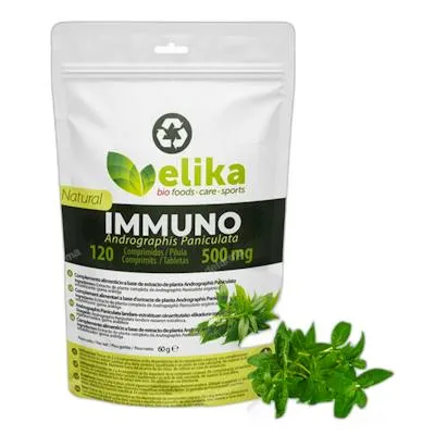 Inmuno andrographis paniculata 500 mg 120 cápsulas, Elikafoods
