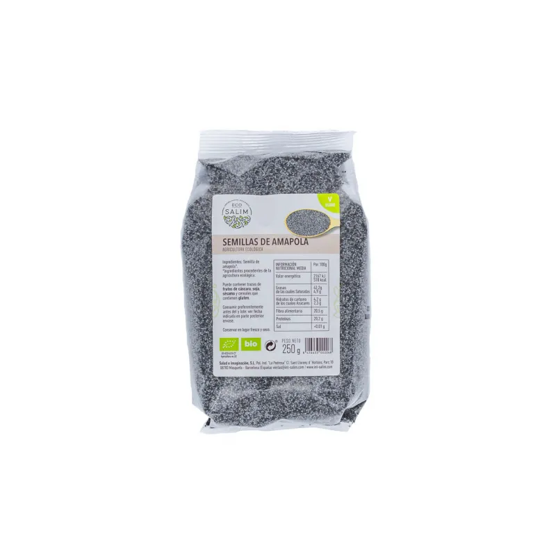 Semillas de amapola BIO 250 g, Eco Salim