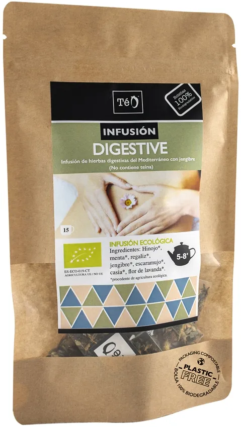 Verdauungs-Kräutertee 15 Beutel Téo-Teo BIO 30 g, Teo Bio
