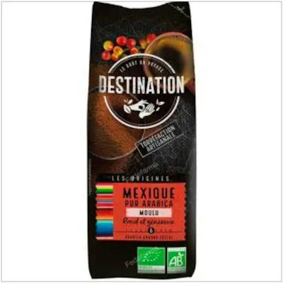 Café Mexico 100% Arabica gemahlen BIO 250 g, Destination