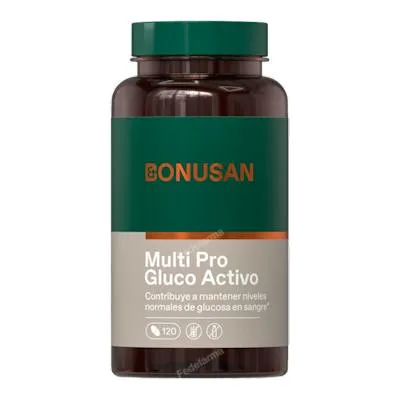 Multi pro gluco activo 120 comprimidos, Bonusan