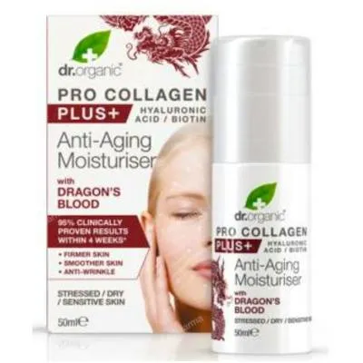 Anti-Aging-Creme Pro-Collagen Plus S. Dragon 50 ml, Dr. Organic