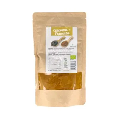 Cúrcuma+pimienta negra polvo BIO 150 g, Dream Foods