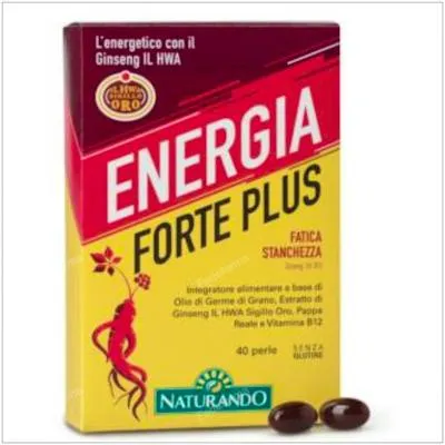 Energía forte plus 40 perlas, Naturando