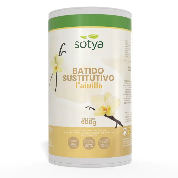 Batido Sustitutivo Vainilla 600 g, Sotya