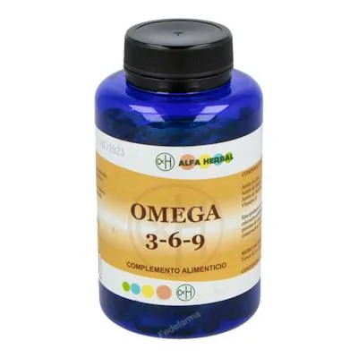 Omega 3-6-9 Lachs-Nachtkerze-Leinöl 100 Perlen, Alfa Herbal