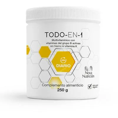 N&n Nova Nutrição tudo em 1 diário em pó 250 g, N&n Nova Nutricion