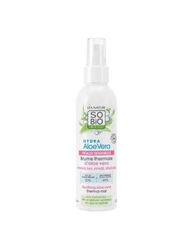 Kalmerend thermaal water met aloë vera sobio BIO, SO'BiO étic
