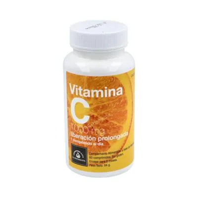 Vitamina C 1000 mg 60 comprimidos, El Naturalista