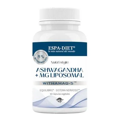 Nutri style ashwagandha + mg liposomal 60 cápsulas, Espadiet