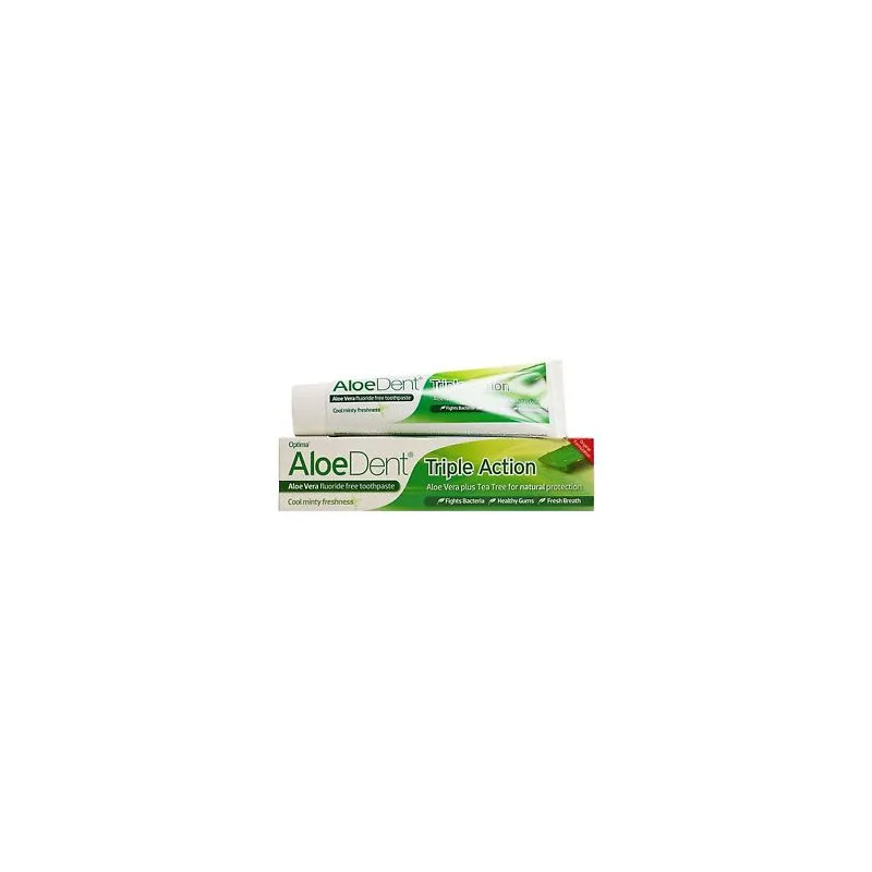 Dentífrico con aloe triple accion 100 ml, Aloedent