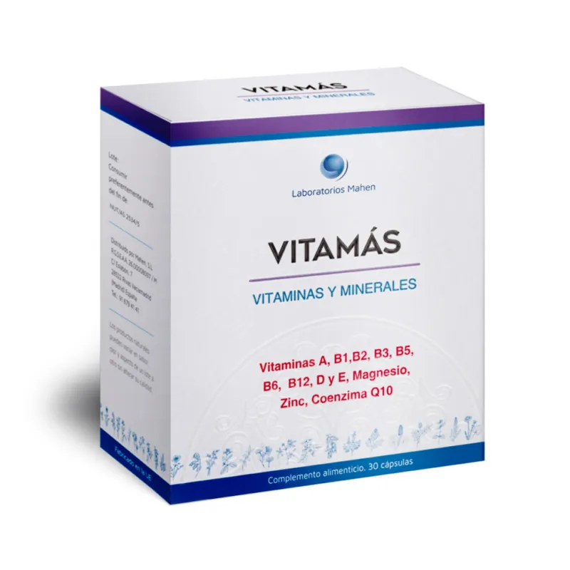 Vitamas 30 cápsulas, Mahen