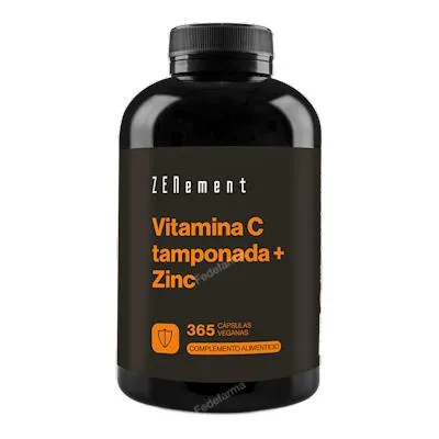 Vitamina C + zinc 365 cápsulas vegetales, Zenement