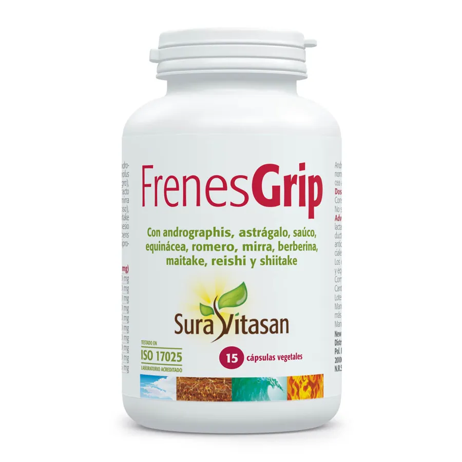 Frenesgrip 15 cápsulas, Sura Vitasan