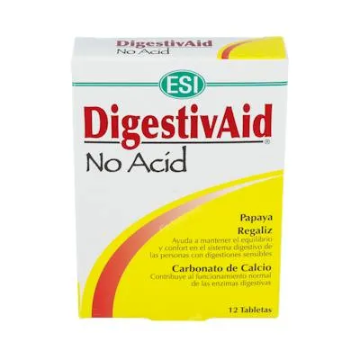 Digestivaid no acid 12 comprimidos, Trepatdiet-esi