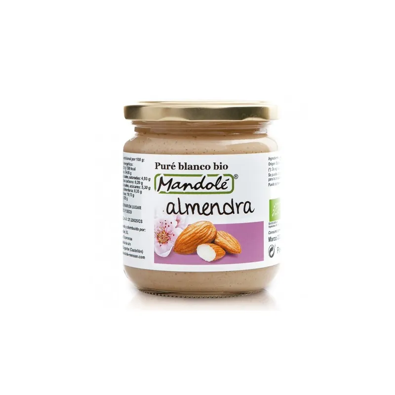 Puré almendra blanco 325 g, Mandole