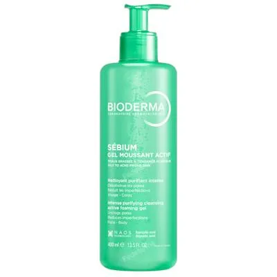 Sebium gel moussant actif 400 ml, Bioderma