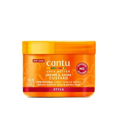 For natural hair define shine custard 340 g, Cantu