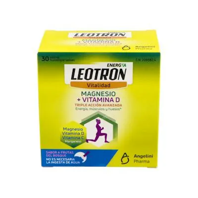 Mag + vit D 30 sticks, Leotron
