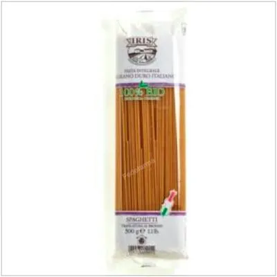 Espagueti de trigo duro integral BIO 500 g, Iris