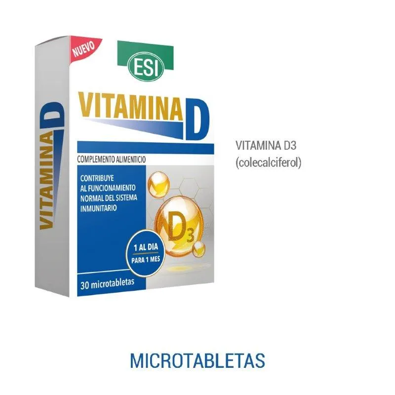 Vitamina D 30 comprimidos, Trepatdiet-esi