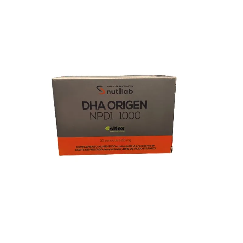 DHA origen NPD1 1000 blister 30 perlas, Nutilab